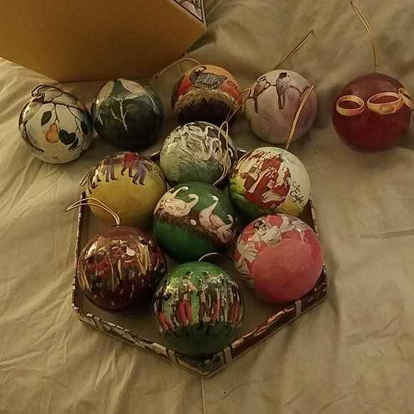 12 Day of Christmas tree ornaments